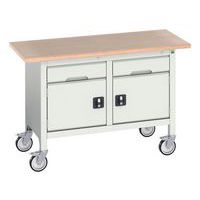 Etabli Monobloc Roulant Verso1250x600 M2 - Bott