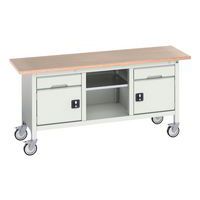 Etabli Monobloc Roulant Verso1750x600 M21 - Bott