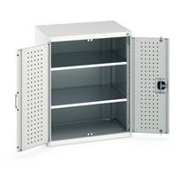 Kast Cubio 2 deuren geperforeerd H1000mm - Bott