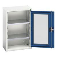 Hoge kast Verso 525x350x800mm met raamdeur en 2 legborden - BOTT