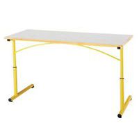 Table de restauration et de collectivité reconditionnée - Jaune