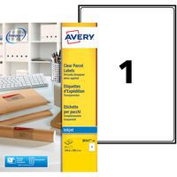 Transparant verzendetiket Avery - Inkjetprinter