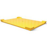 Plateau rectangulaire tournant ergonomique BPT024-47A