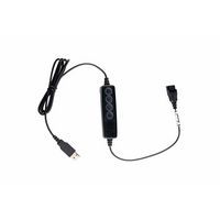 USB-kabel A80 UC voor headset met snoer QD Axtel