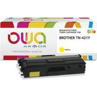 Toner remanufacturé BROTHER TN-421Y - OWA