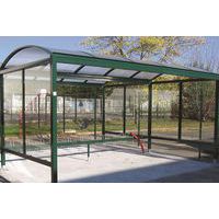 Fietsenstalling Giant - module met glazen wand - enkelzijdig