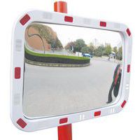 Miroir de sécurité rectangle, Distance d'observation: 20 m, Forme: Rectangle, Vision: 90 °