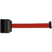 Wandhouder met band, Band kleur: Rood, Band lengte: 4 m, Gebruik: Tertiaire sector Magazijn/Opslagruimte