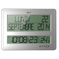 Radiogestuurde digitale klok met kalender - Orium