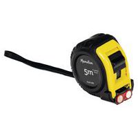 Rolmaat 5 en 8 m x 25 mm en 3 m x 19 mm - ABS - - Grip - Magneet - Manutan