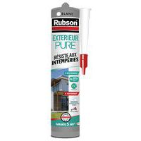 Mastic silicone PURE extérieur 280 ml - Rubson