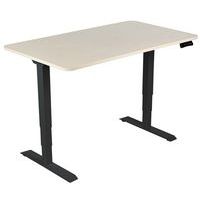 Bureau réglable en hauteur, Type de piétement: 2 pieds, Montage: À monter, Largeur hors tout: 160 cm
