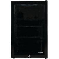 Réfrigérateur de table avec porte vitrée - Noir, 71 litres - Husky.