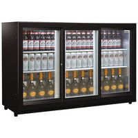 Réfrigérateur bar avec 3 portes vitrées coulissante, 330 litres Husky.