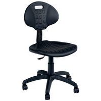 Ergonomische werkplaatsstoel - Laag - Manutan