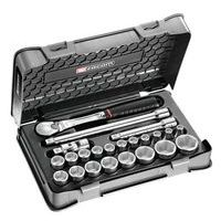 Coffret douilles 1/2 6 pans métriques - SL.161-3P6
