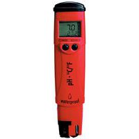 Waterdichte pH-meter met temperatuurcompensatie en -weergave pHep 4