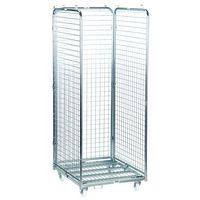 Rolcontainer - Basis van verzinkt staal - Draagvermogen 400 kg - Manutan