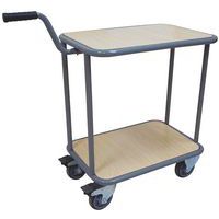 Tafelwagen met 2 plateaus - Draagvermogen 200 kg - Manutan