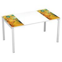 Bureauset recht met ladeblok en kast, Type onderstel: I-poot, Montage: Zelfbouw, Totale breedte: 160 cm