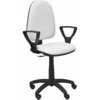 Chaise de bureau Ayna similicuir bras fixe - Piqueras y crespo