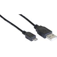Cordon eco USB 2.0 A / MICRO B noir - 2 m