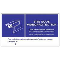 Signaliseringsbord PVC videobewaking etalage