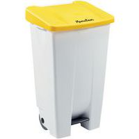 Mobiele afvalbak met pedaal - Ergonomisch - Afvalscheiding - 120 l - Manutan