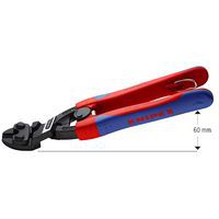 CoBolt® zwart geatramenteerd 200 mm _ 71 22 200 T BK KNIPEX