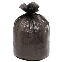 Traditionele afvalzak 130 l - zwaar afval - zwart - Alfapac