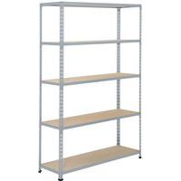 Middelzware stelling Manutan Rapid 2 - Legbord spaanplaat