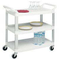 Plateauwagen kunststof 3 plateaus - draagvermogen 135 kg - Rubbermaid