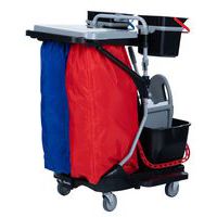 Chariot De Nettoyage Jouet Pour Enfants - Complet Avec Accessoires, Rouge, Imitation Réaliste