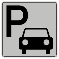 Pictogramme en polystyrène ISO 7001 - Parking