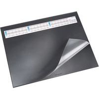 Onderlegger met transparante overslag 40 x 53 cm, zwart