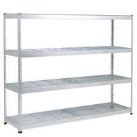 Rayonnage lourd Manutan Rapid 1 - Tablette grillagée - Largeur 1525 mm
