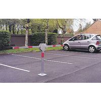 UISEBRT 2x Barrières de Parking Rabattable Poteau de parking avec 6 Clés  Oteau Borne de Stationnement Pliable Stable Poteau
