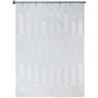 Douchegordijn wit - ton-sur-ton polyester - Arvix
