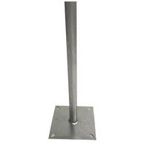 Mast en bevestigingsplaat voor windzak
