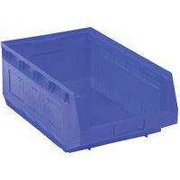 Set van 12 stapelbakken Kangourou - Lengte 485 mm - 30 L - Manutan