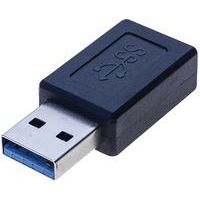 Adapter USB 3.1 Gen1 Type-C vrouwelijk en Type A mannelijk