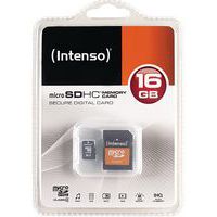 Kaart MicroSDHC 16 GB klasse 4 - INTENSO