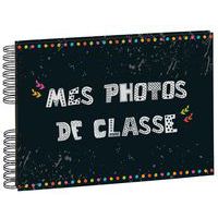 Fotoalbum MES PHOTOS DE CLASSE spiraalgebonden 50 zwart bladen 32x22cm