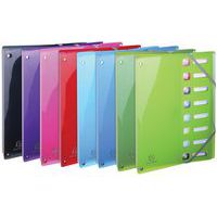 Trieur extensible 8 compartiments IDERAMA PP - A4 - 8 couleurs assorti