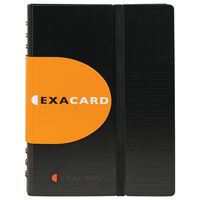 Visitekaarthouder Exactive 20x14.5cm met pochetten Exacard 120 kaart