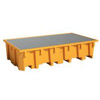 Opvangbak voor 2 IBC - 1330 l - Manutan