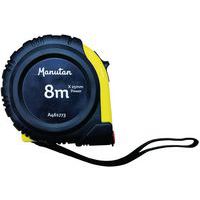 Rolmaat 5 en 8 m x 25 mm en 3 m x 19 mm - ABS - - Grip - Magneet - Manutan