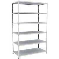 Archiefstelling Manutan Rapid 2 - metalen legbord - hoogte 1980 mm