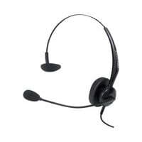 Headset met snoer, flexibele microfoon met ruisonderdrukking - 1 luidspreker - Dacomex