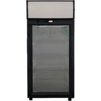Horeca koelkast zwart - 80 liter-  Exquisit